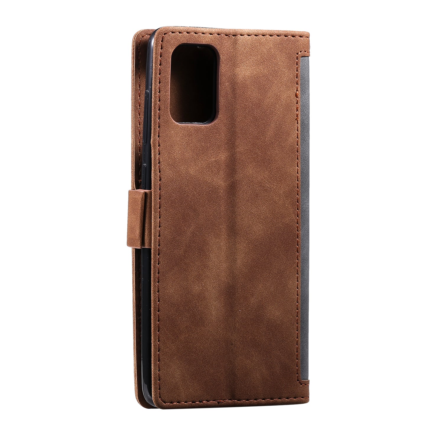 Retro Surface Splicing Leather Shell for Samsung Galaxy A81/ Note 10 Lite
