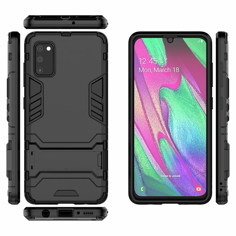 2 in 1 Hybrid PC + TPU Kickstand Mobile Case for Samsung Galaxy A41 (Global Version)