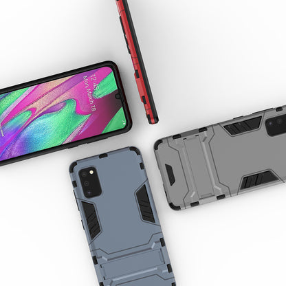 2 in 1 Hybrid PC + TPU Kickstand Mobile Case for Samsung Galaxy A41 (Global Version)