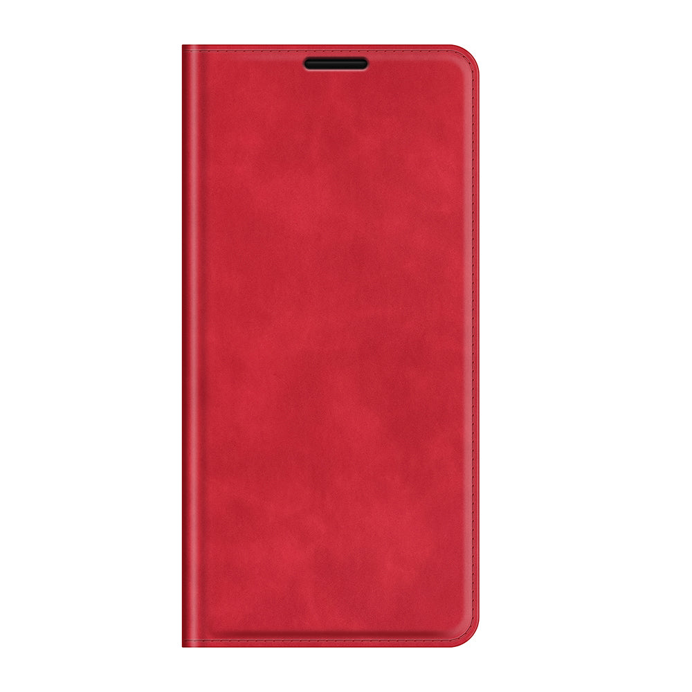 Silky Touch Auto-absorbed Flip Leather Wallet Stand Case for Samsung Galaxy A21s Cell Phone Accessory