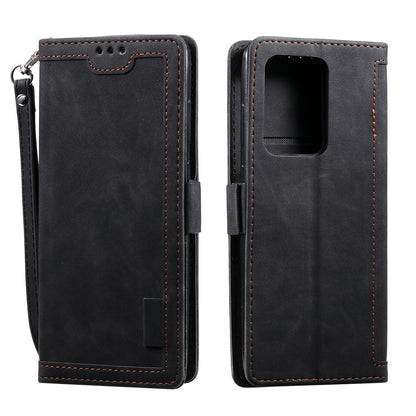 Retro Splicing Style Wallet Stand Flip Leather Case for Samsung Note 20 Ultra / Note 20 Ultra 5G