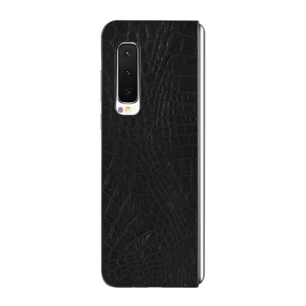 Crocodile Skin PU Leather Coated PC Phone Back Case for Samsung Galaxy Fold 5G / Fold 4G / W20 5G