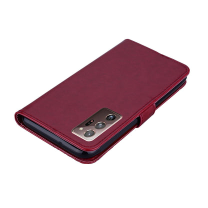 Rhinestone Decor Imprint Owl Flower Leather Wallet Stand Shell for Samsung Galaxy Note20 Ultra 5G / Galaxy Note20 Ultra
