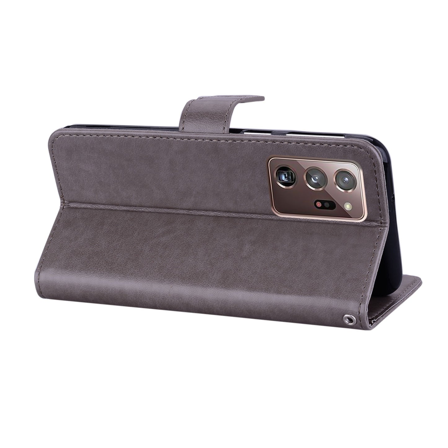Rhinestone Decor Imprint Owl Flower Leather Wallet Stand Shell for Samsung Galaxy Note20 Ultra 5G / Galaxy Note20 Ultra