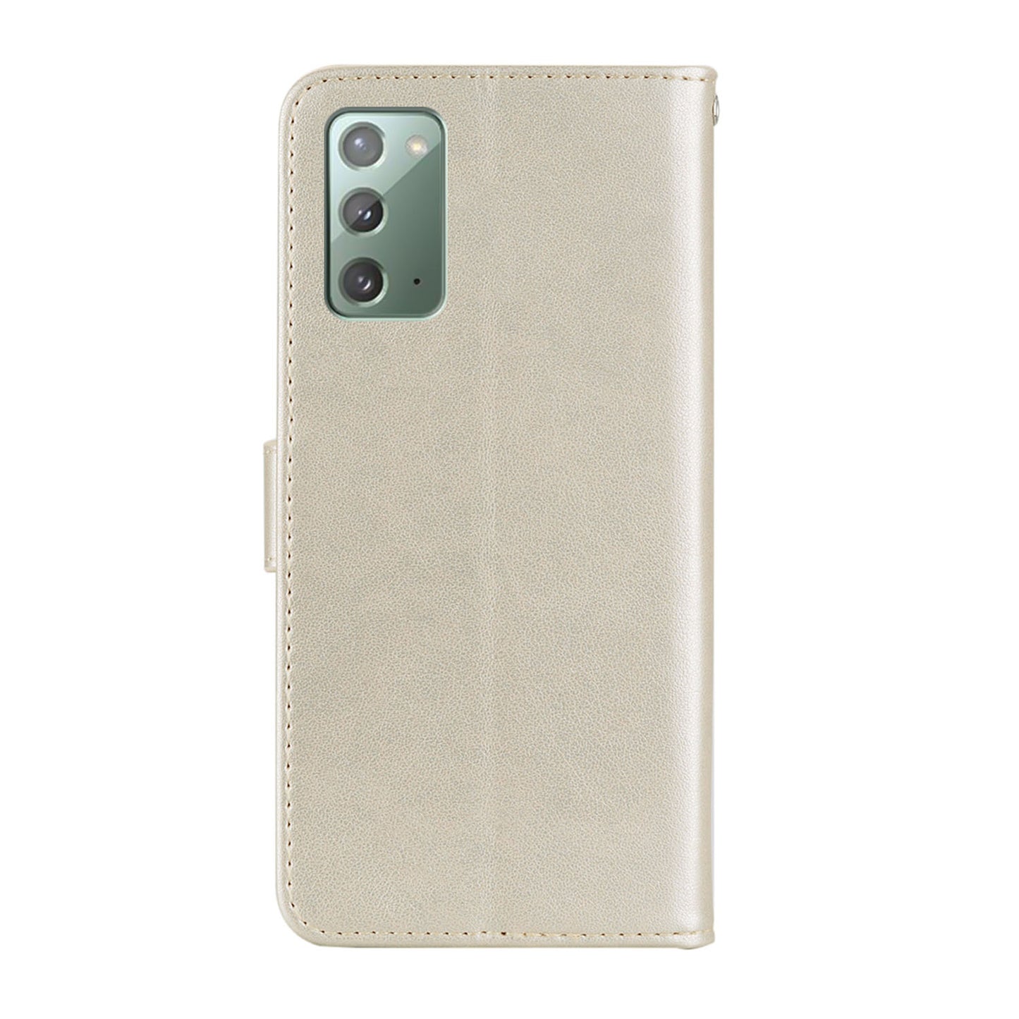 Rhinestone Decor Imprint Owl Flower Leather Wallet Stand Case for Samsung Galaxy Note20 4G/5G