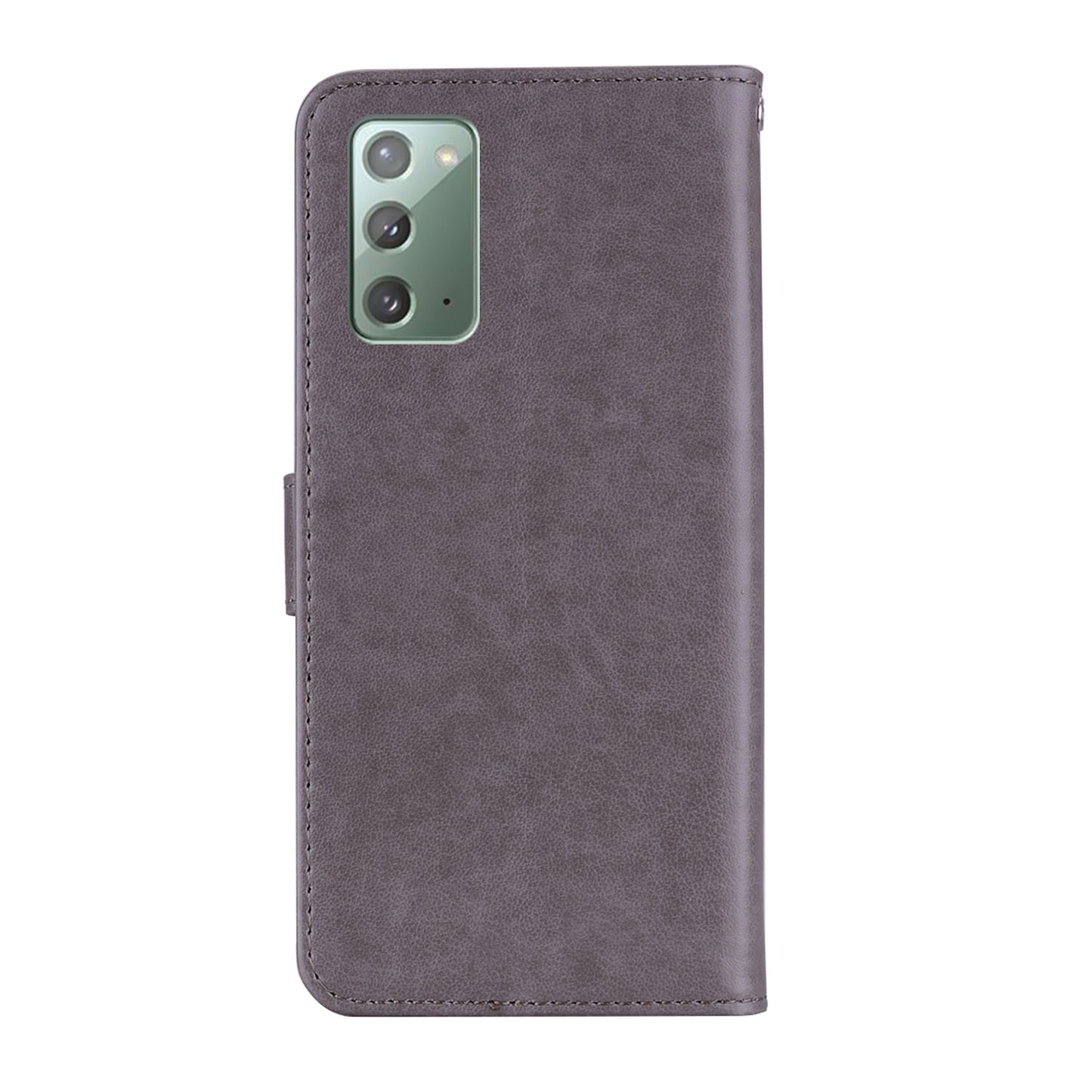 Rhinestone Decor Imprint Owl Flower Leather Wallet Stand Case for Samsung Galaxy Note20 4G/5G