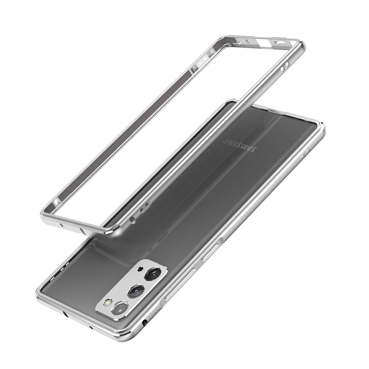 Metal Frame Stylish Phone Case for Samsung Galaxy Note20 Ultra/Note20 Ultra 5G