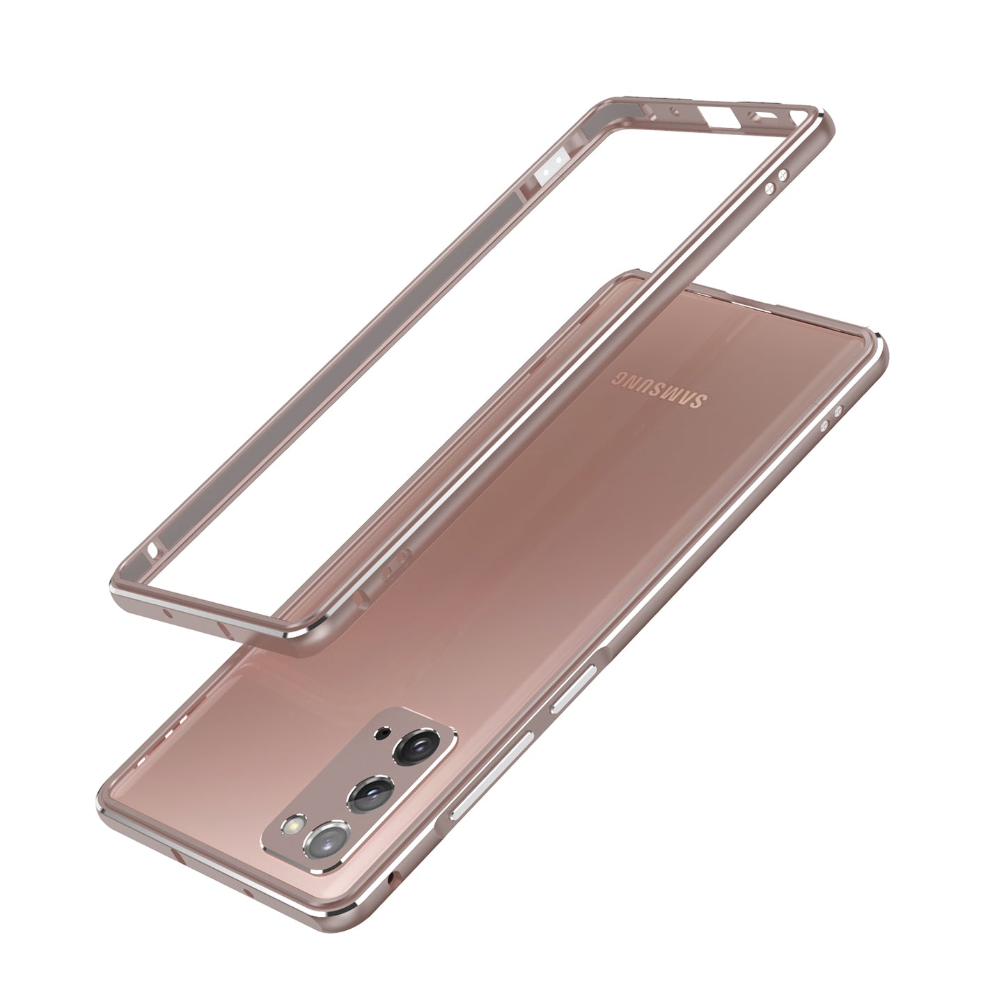 Metal Frame Stylish Phone Case for Samsung Galaxy Note20 Ultra/Note20 Ultra 5G