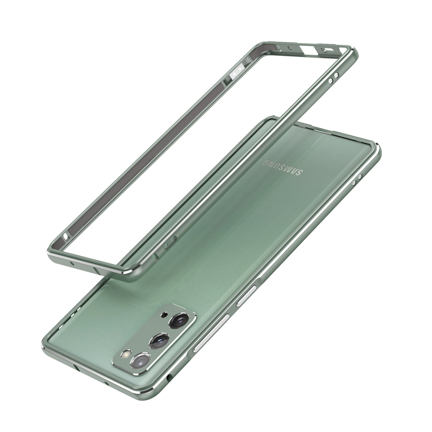 Metal Frame Stylish Phone Case for Samsung Galaxy Note20 Ultra/Note20 Ultra 5G