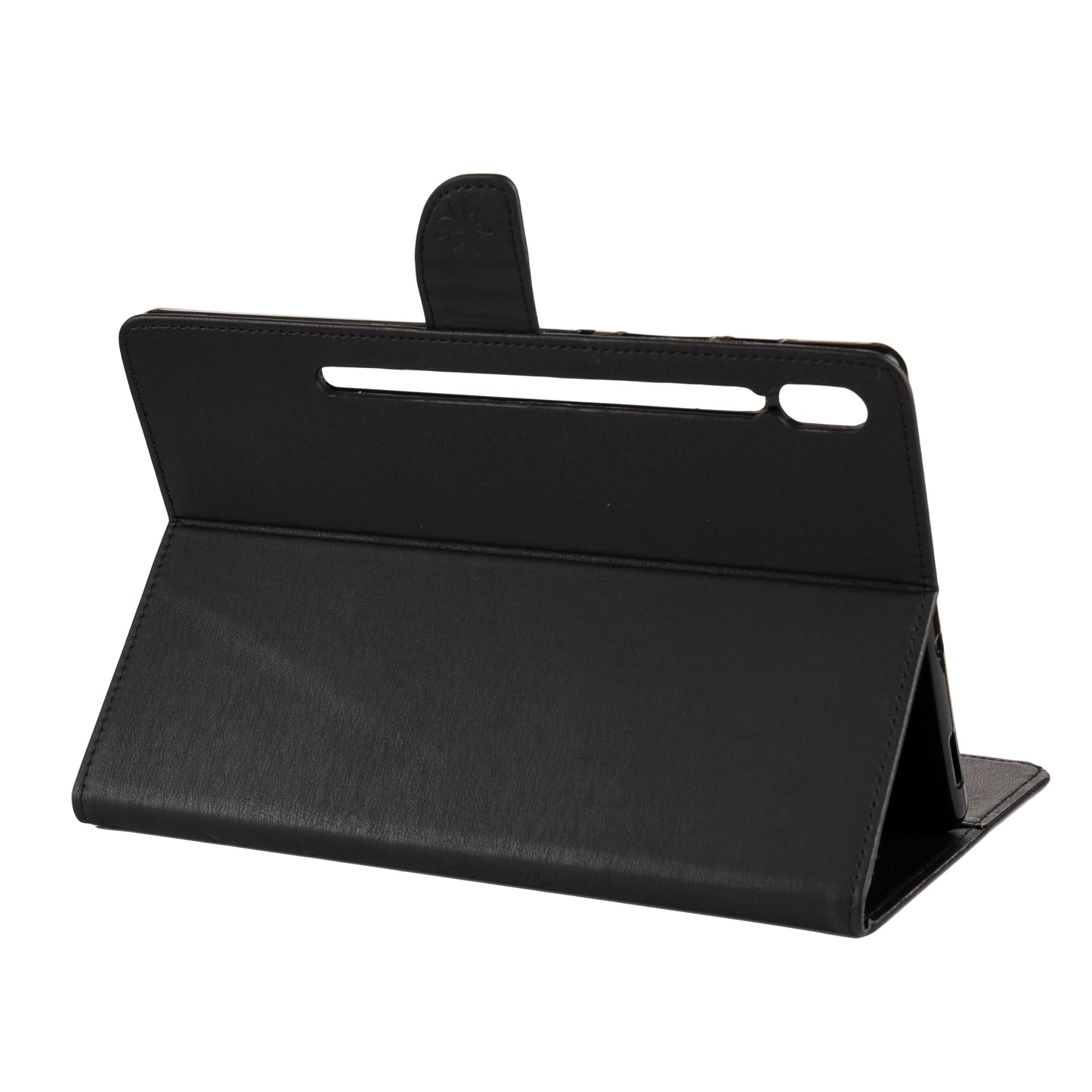 Imprint Butterfly Flower Wallet Leather Flip Shell for Samsung Galaxy Tab S6 T860 T865