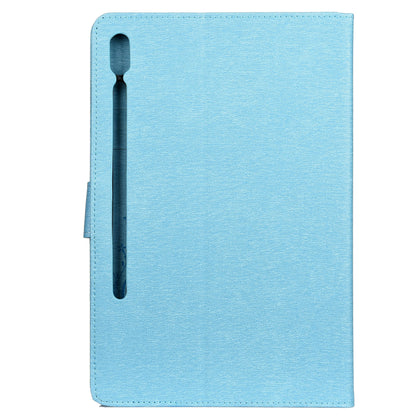 Imprint Butterfly Flower Wallet Leather Flip Shell for Samsung Galaxy Tab S6 T860 T865