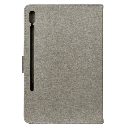 Imprint Butterfly Flower Wallet Leather Flip Shell for Samsung Galaxy Tab S6 T860 T865