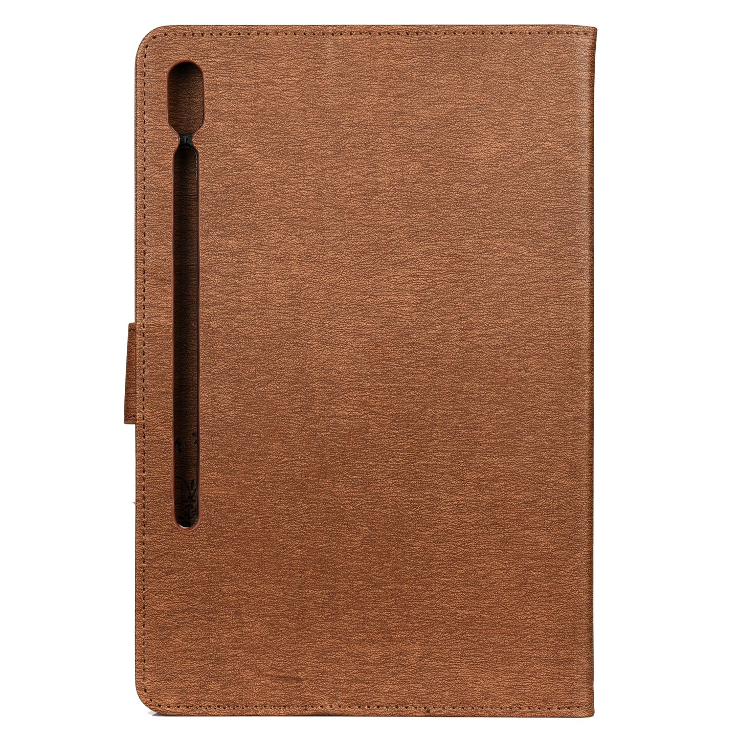 Imprint Butterfly Flower Wallet Leather Flip Shell for Samsung Galaxy Tab S6 T860 T865