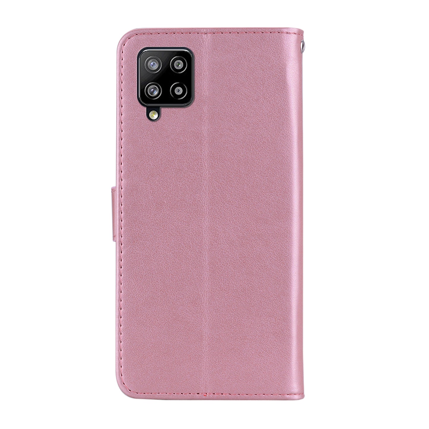 Rhinestone Decoration Imprint Owl Leather Shell Wallet Stand Phone Cover for Samsung Galaxy A42 5G