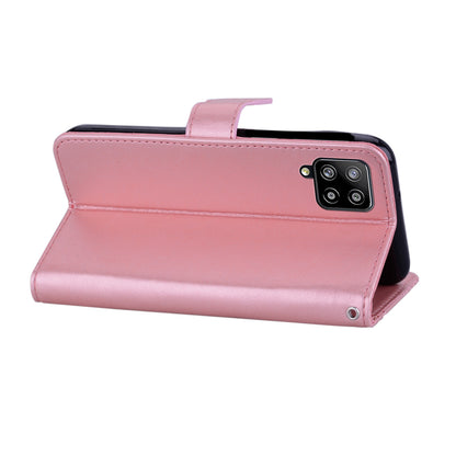 Rhinestone Decoration Imprint Owl Leather Shell Wallet Stand Phone Cover for Samsung Galaxy A42 5G