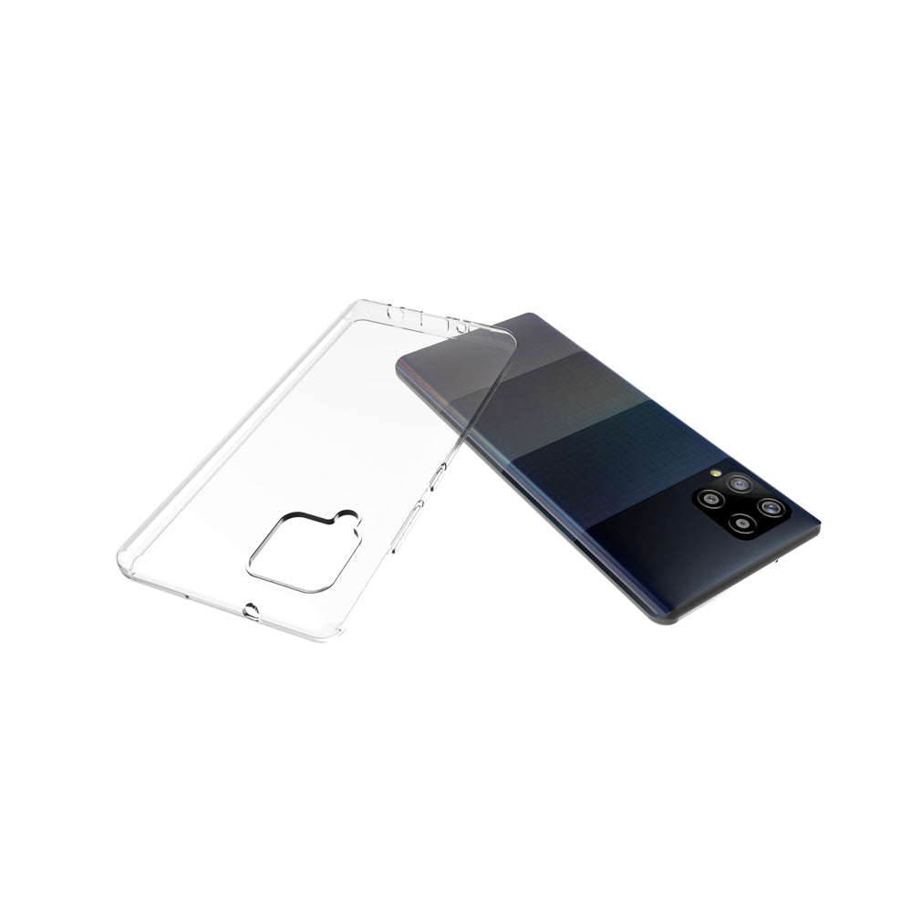 10Pcs/Pack Clear Cover with Non-slip Inner for Samsung Galaxy A42 5G Soft TPU Case