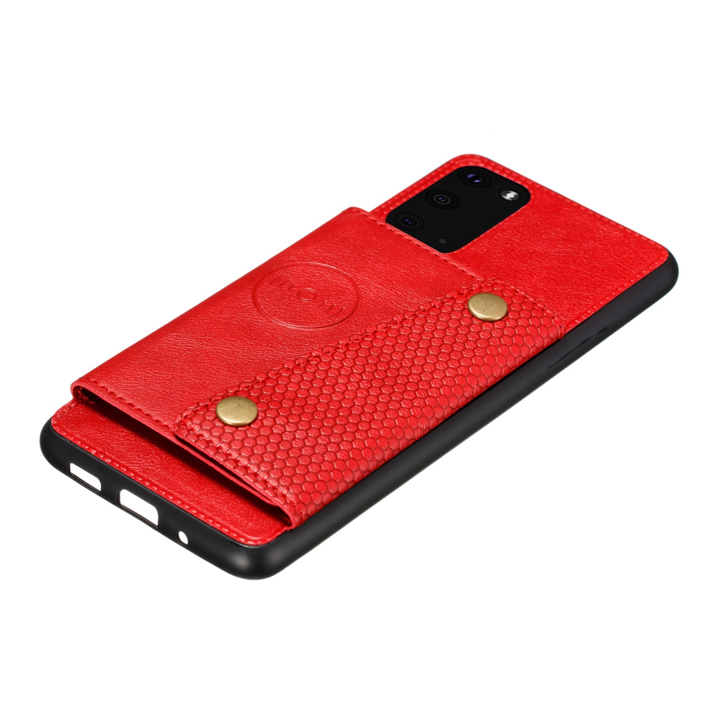 Card Holder PU Leather Coated TPU Case Shell [Built-in Magnetic Sheet] for Samsung Galaxy S20 FE 4G/5G/2022/S20 Lite