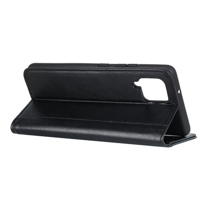 Retro Style Split Leather Case with Wallet + Stand for Samsung Galaxy A12