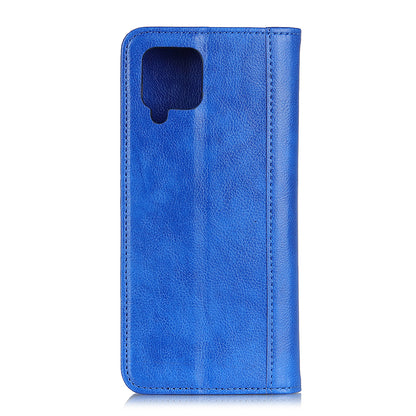 Retro Style Split Leather Case with Wallet + Stand for Samsung Galaxy A12