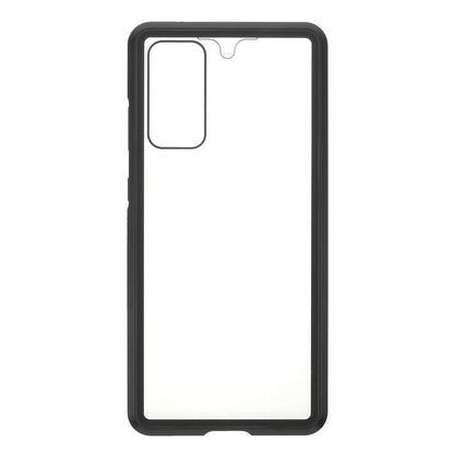 For Samsung Galaxy S20 FE 4G/5G/S20 Lite/S20 FE 2022 Double-sided Tempered Glass + Magnetic Metal Frame Phone Case