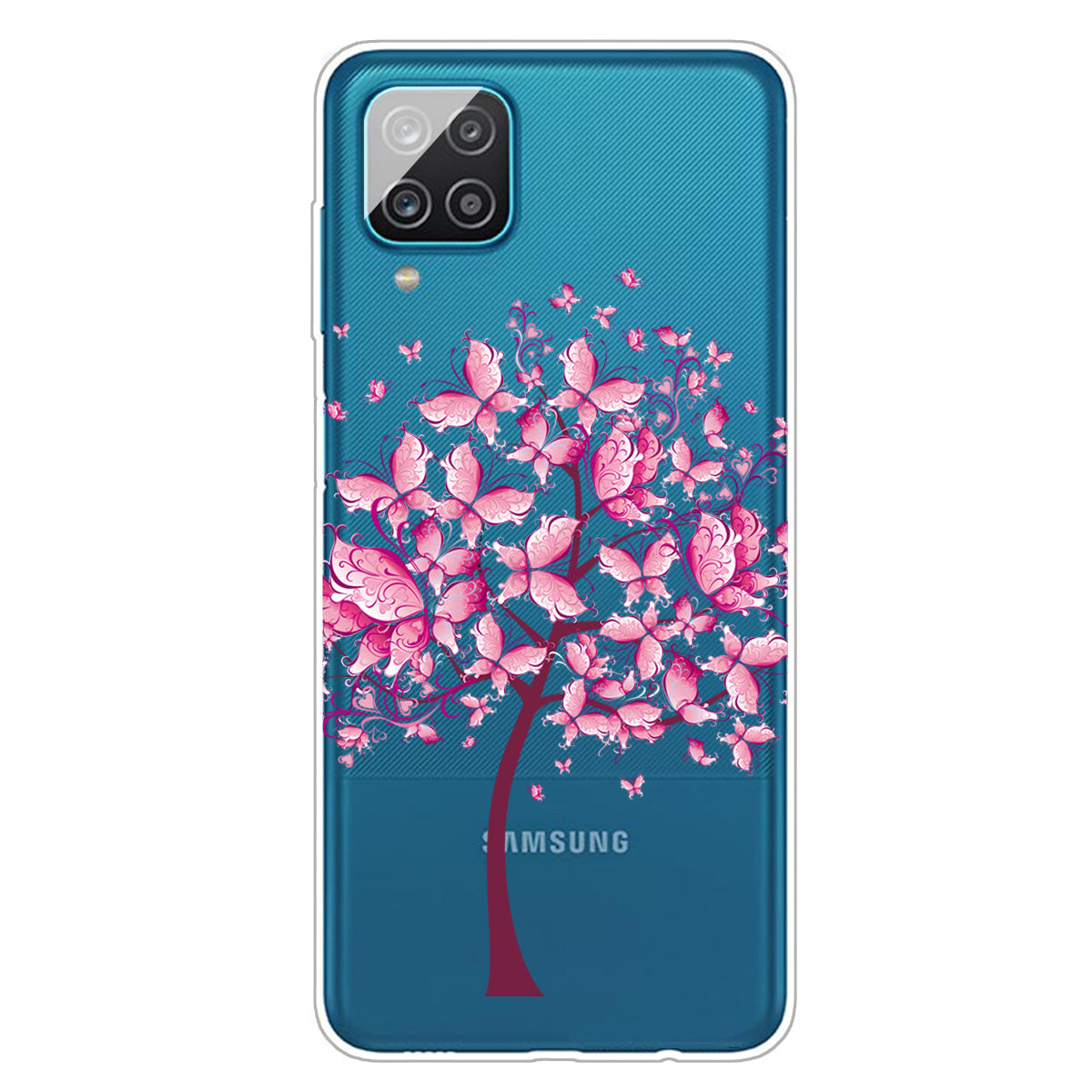 For Samsung Galaxy A12 Pattern Printing TPU Phone Protective Cover