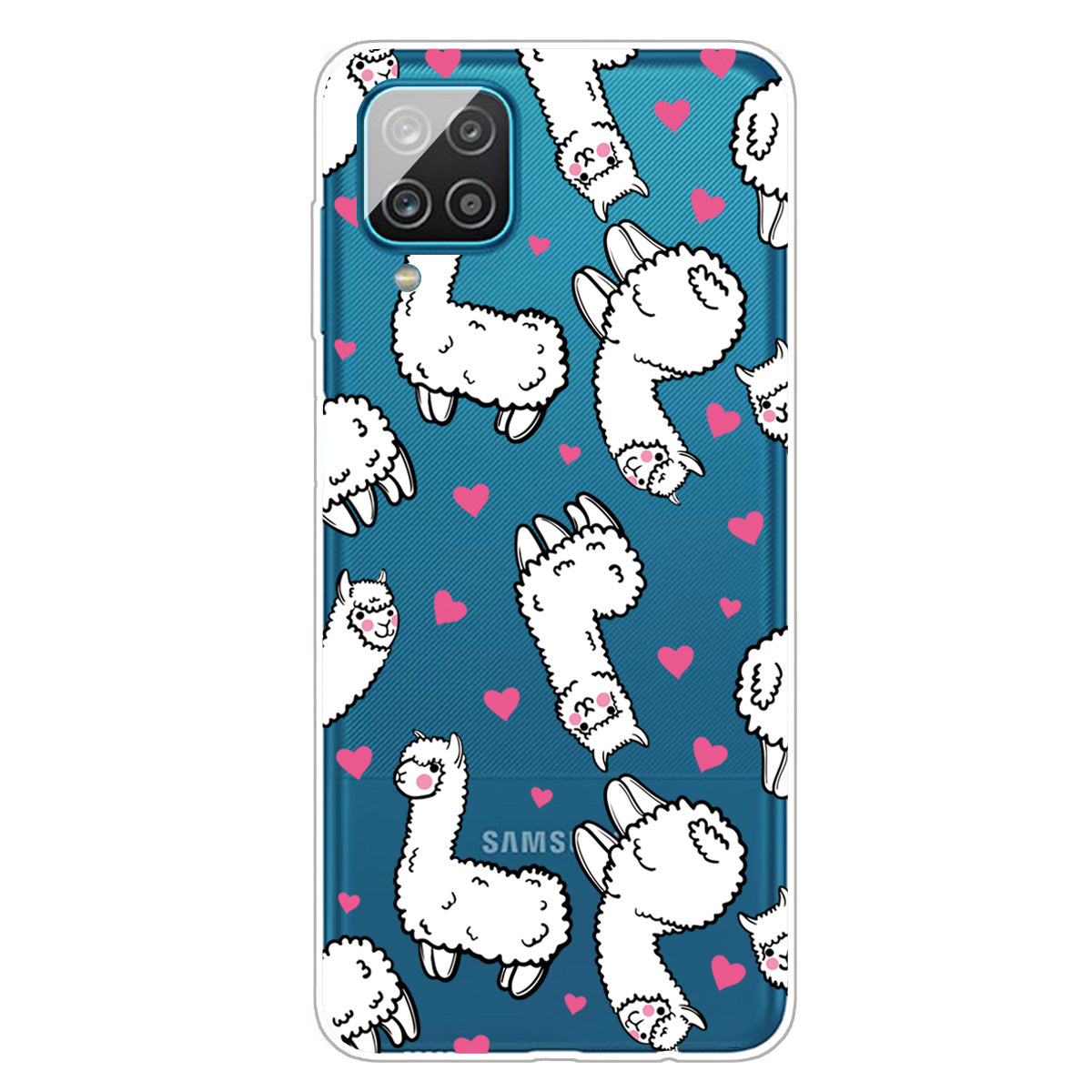For Samsung Galaxy A12 Pattern Printing TPU Phone Protective Cover