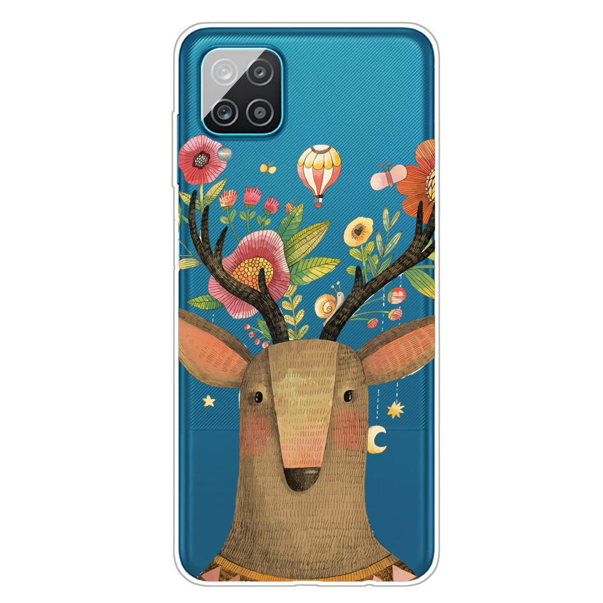 For Samsung Galaxy A12 Pattern Printing TPU Phone Protective Cover