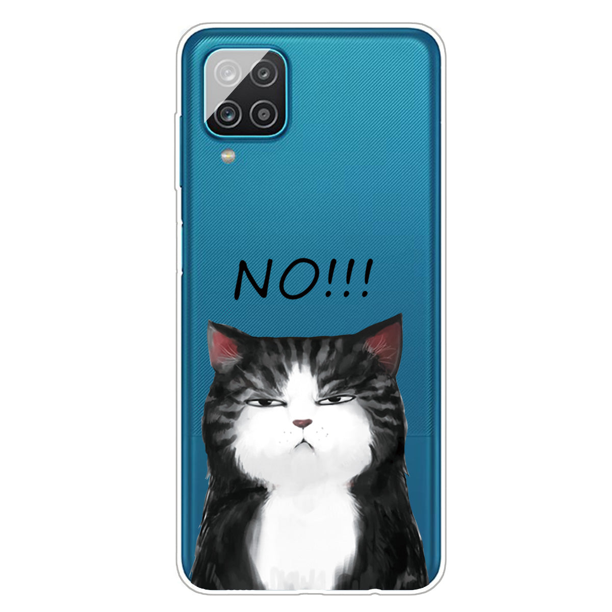 For Samsung Galaxy A12 Pattern Printing TPU Phone Protective Cover