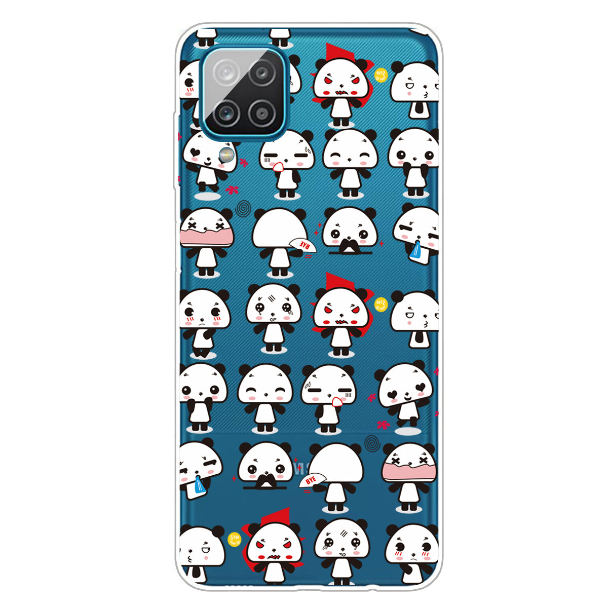 For Samsung Galaxy A12 Pattern Printing TPU Phone Protective Cover