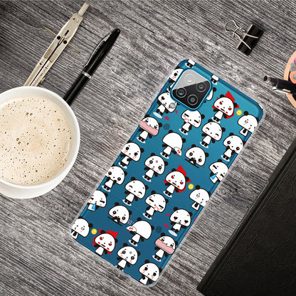 For Samsung Galaxy A12 Pattern Printing TPU Phone Protective Cover