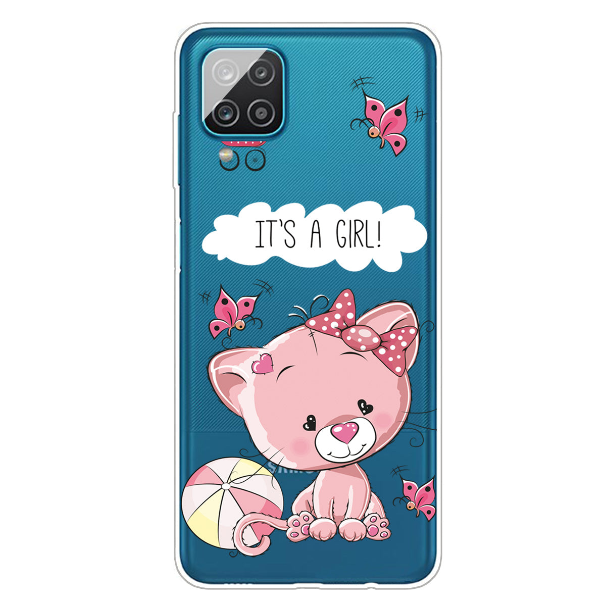 For Samsung Galaxy A12 Pattern Printing TPU Phone Protective Cover