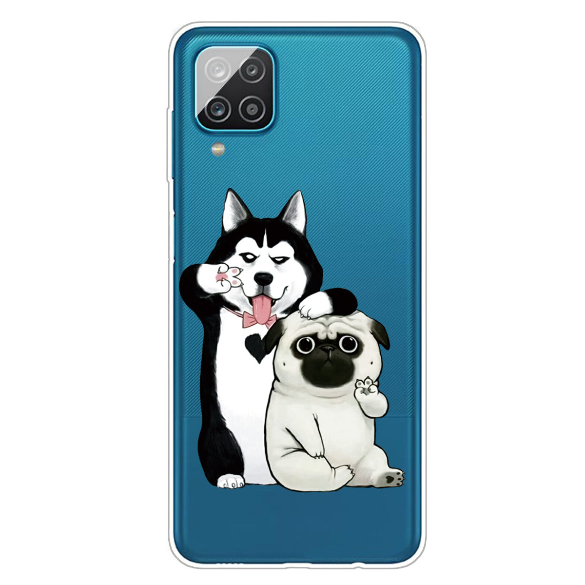 For Samsung Galaxy A12 Pattern Printing TPU Phone Protective Cover