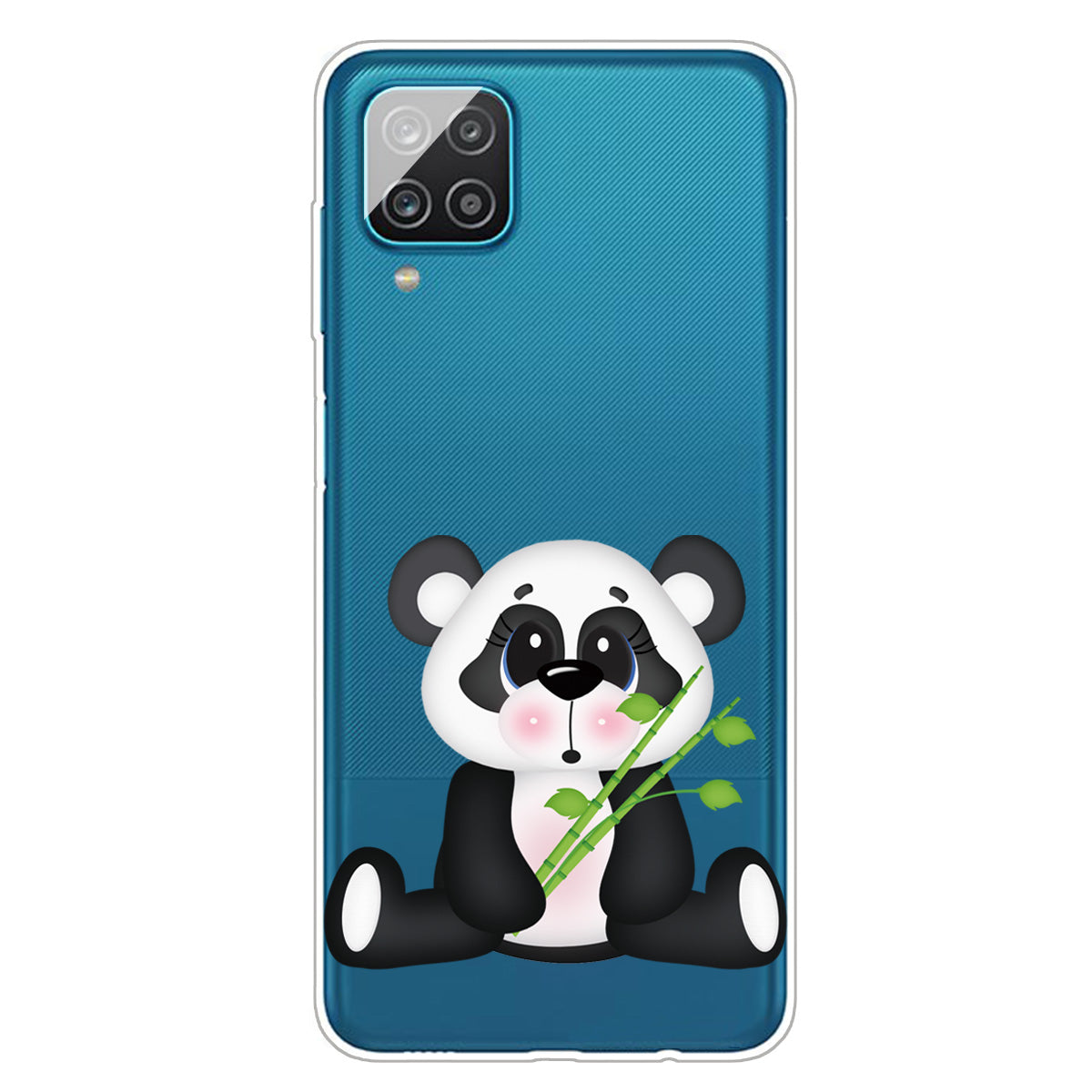 For Samsung Galaxy A12 Pattern Printing TPU Phone Protective Cover