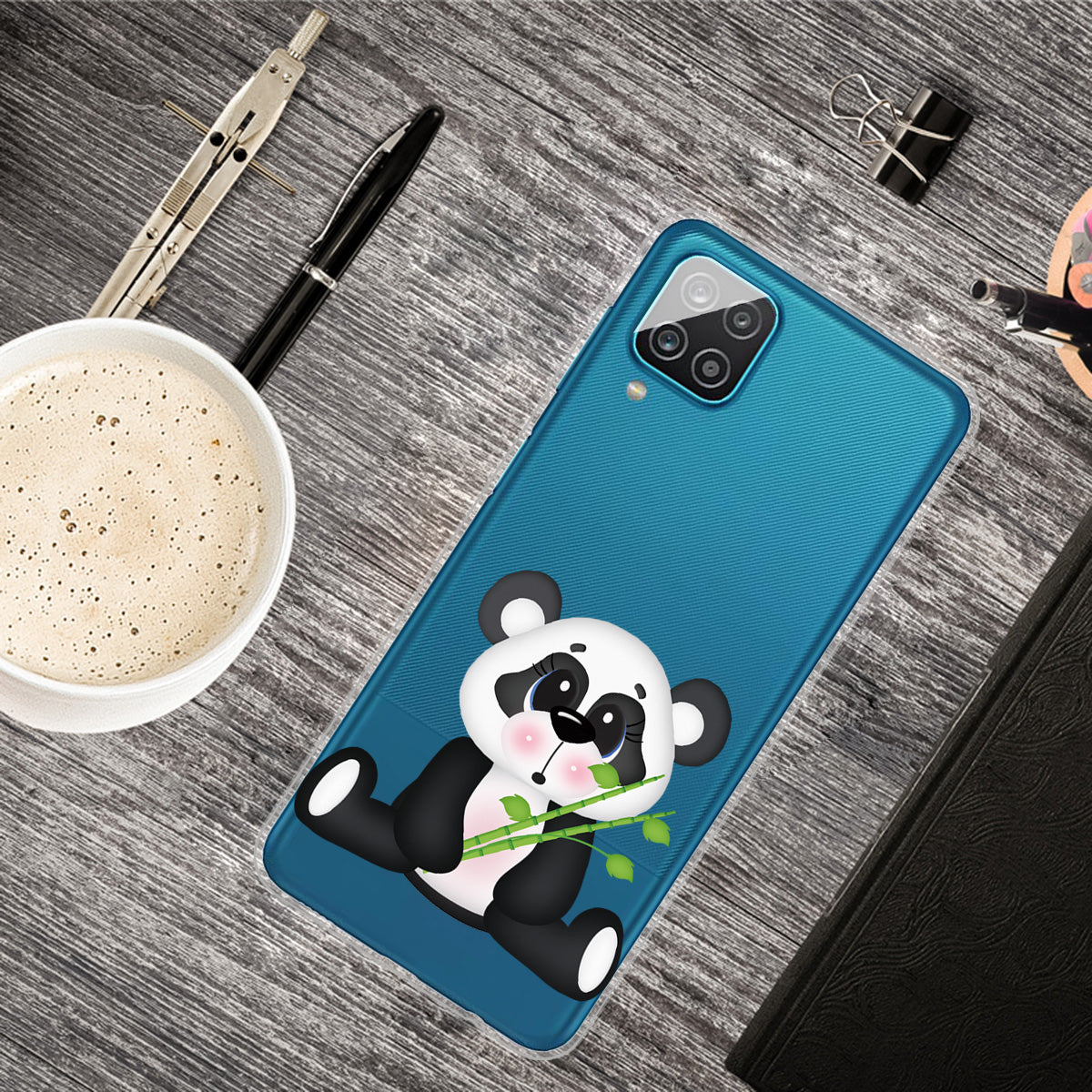 For Samsung Galaxy A12 Pattern Printing TPU Phone Protective Cover