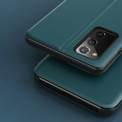 Multi-Color View Window Leather Phone Flip Stand Case Auto-Absorbed Cover for Samsung Galaxy A32 5G / M32 5G