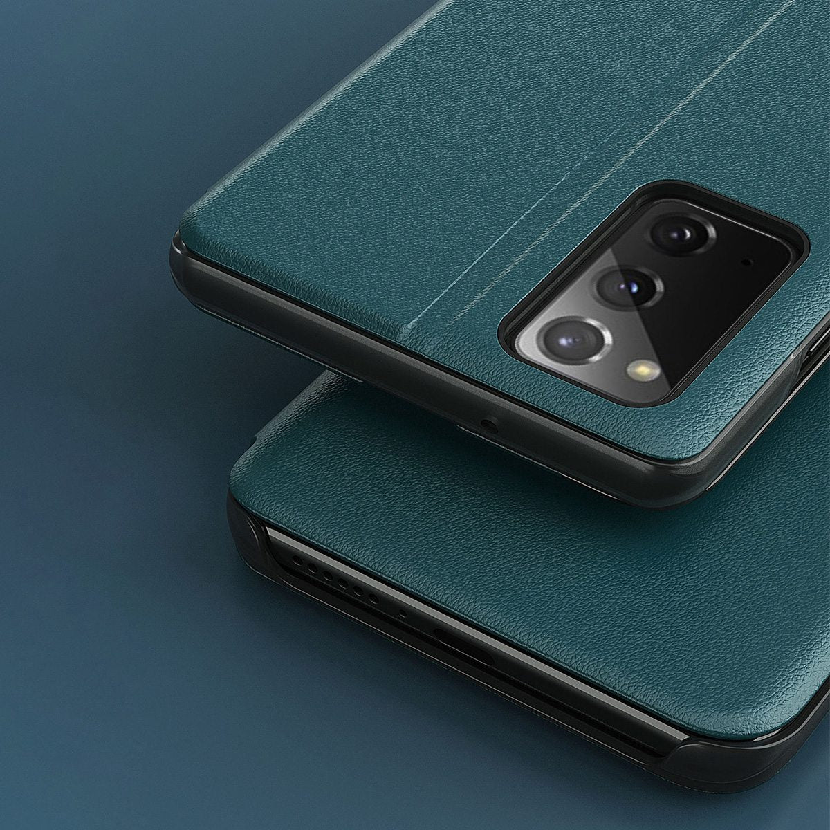 Multi-Color View Window Leather Phone Flip Stand Case Auto-Absorbed Cover for Samsung Galaxy A32 5G / M32 5G