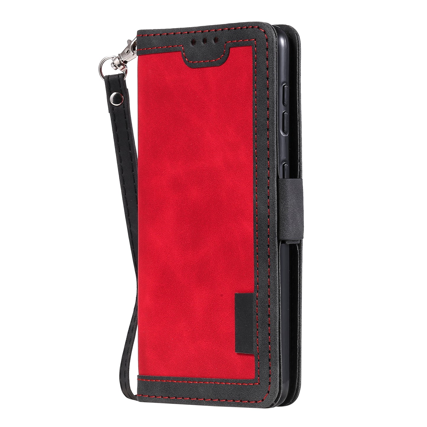 Retro Style Splicing Leather Cover for Samsung Galaxy S21 4G/5G Wallet Case