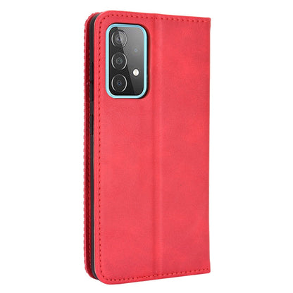 Retro Style Wallet Stand Auto-absorbed Leather Phone Case for Samsung Galaxy A52 4G/5G / A52s 5G