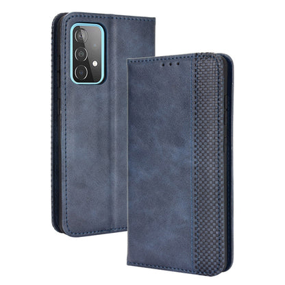 Retro Style Wallet Stand Auto-absorbed Leather Phone Case for Samsung Galaxy A52 4G/5G / A52s 5G