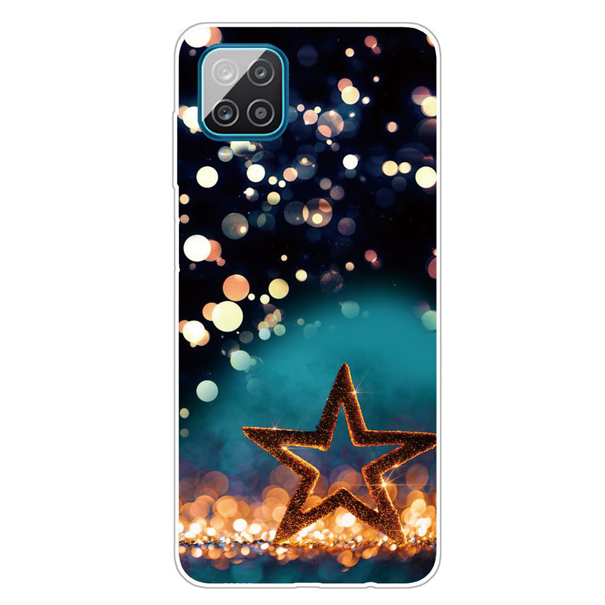 For Samsung Galaxy A12 Phone Case Pattern Printing Flexible Non-slip Protective Phone Cover