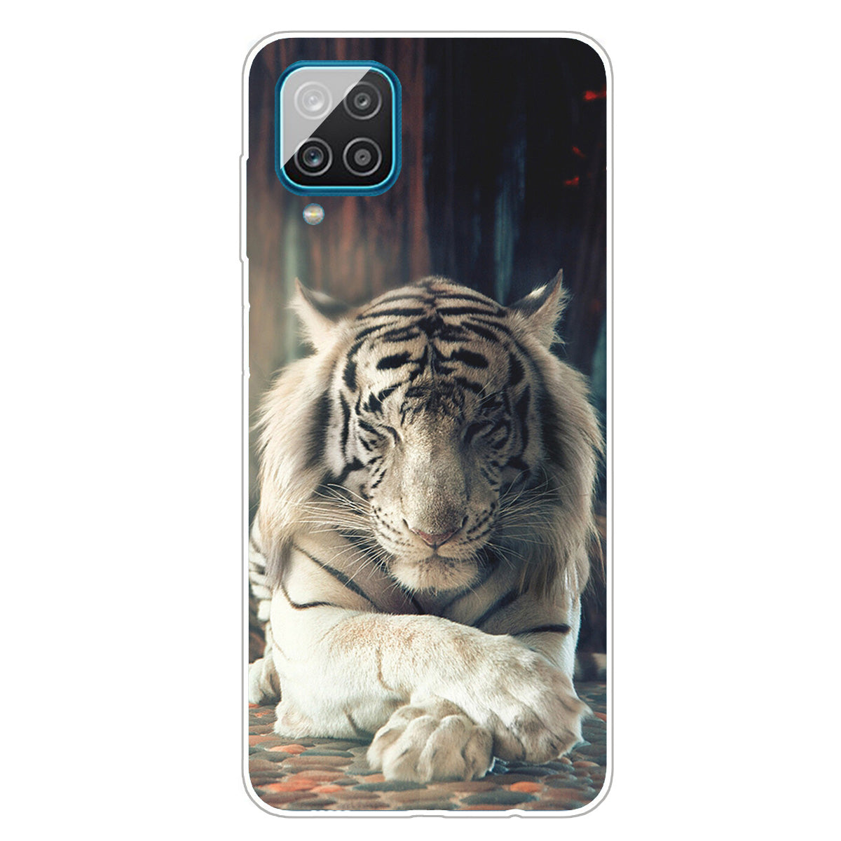 For Samsung Galaxy A12 Phone Case Pattern Printing Flexible Non-slip Protective Phone Cover