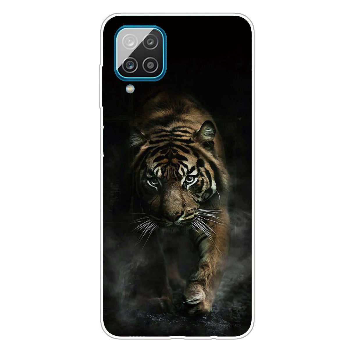 For Samsung Galaxy A12 Phone Case Pattern Printing Flexible Non-slip Protective Phone Cover