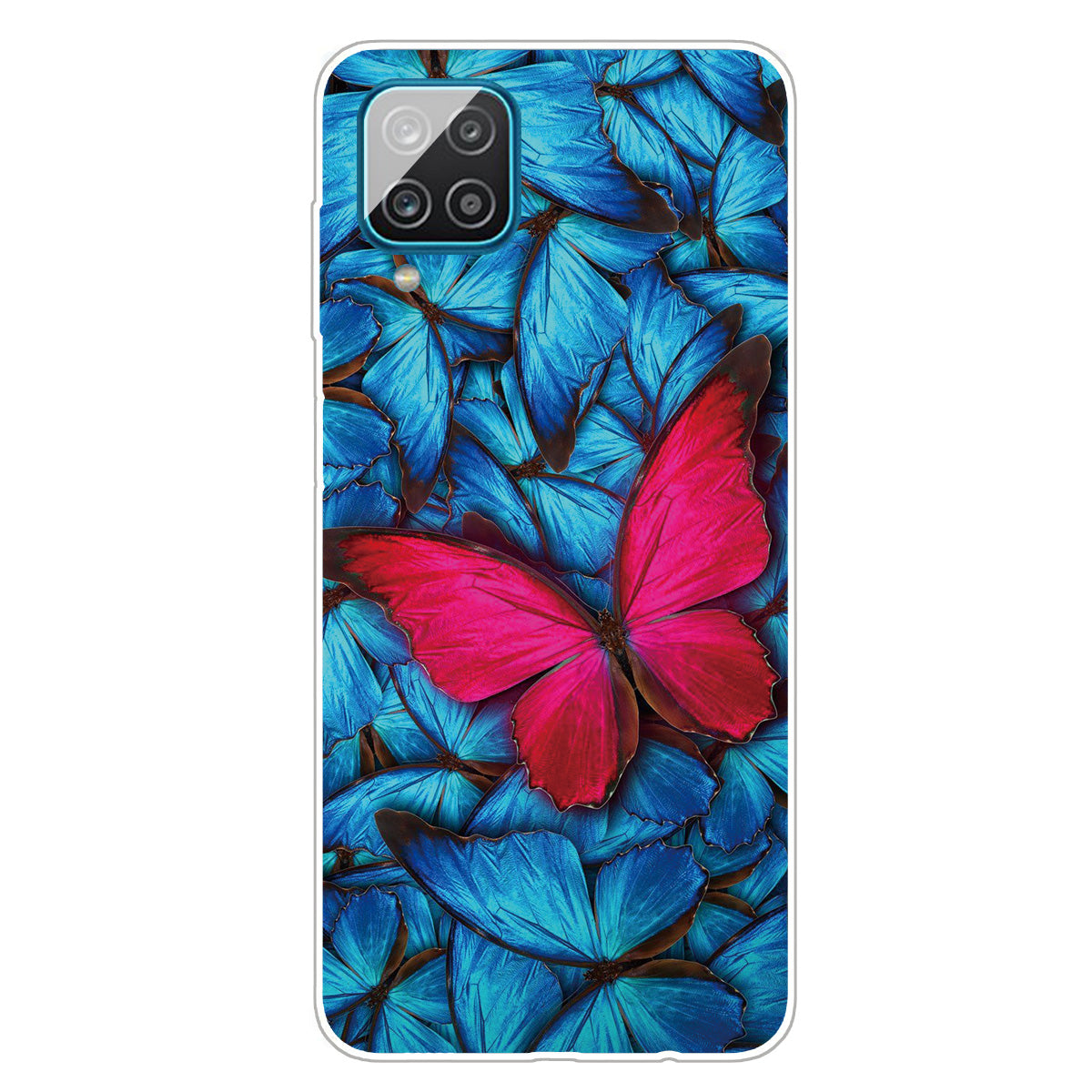 For Samsung Galaxy A12 Phone Case Pattern Printing Flexible Non-slip Protective Phone Cover