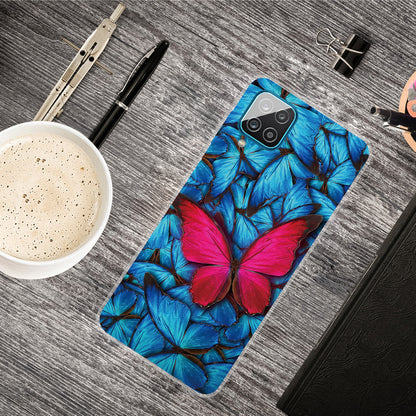 For Samsung Galaxy A12 Phone Case Pattern Printing Flexible Non-slip Protective Phone Cover