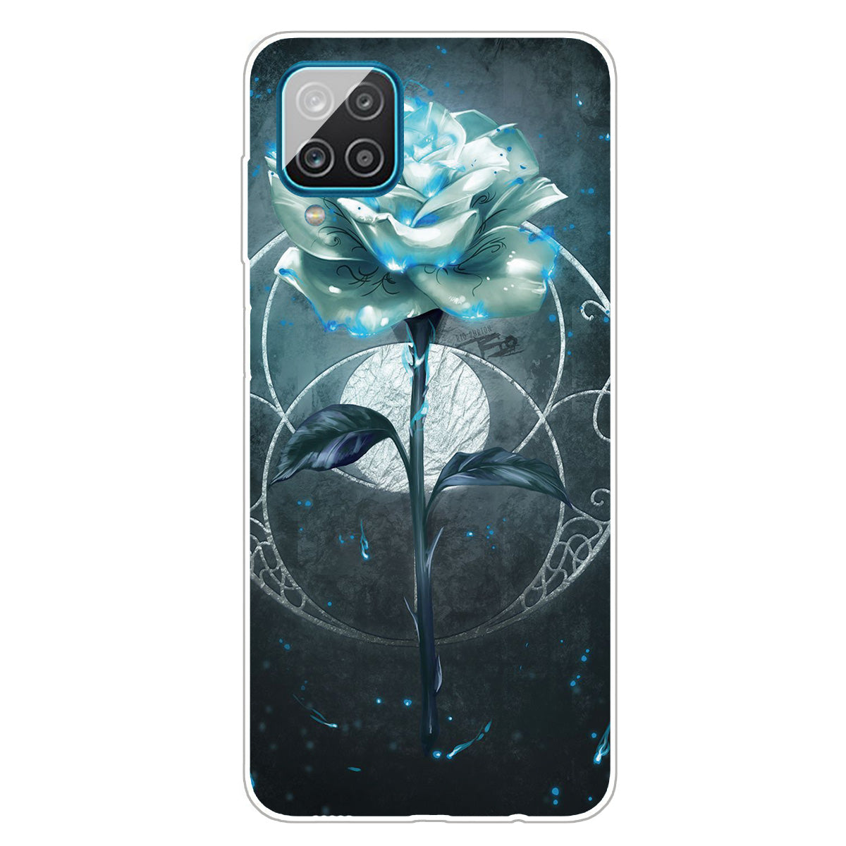 For Samsung Galaxy A12 Phone Case Pattern Printing Flexible Non-slip Protective Phone Cover