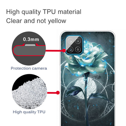 For Samsung Galaxy A12 Phone Case Pattern Printing Flexible Non-slip Protective Phone Cover