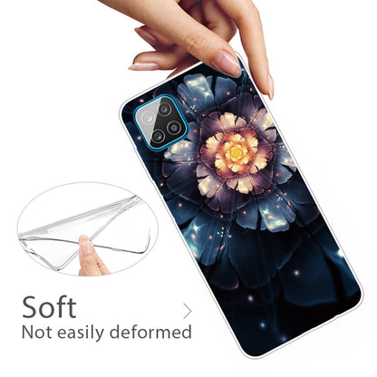 For Samsung Galaxy A12 Phone Case Pattern Printing Flexible Non-slip Protective Phone Cover