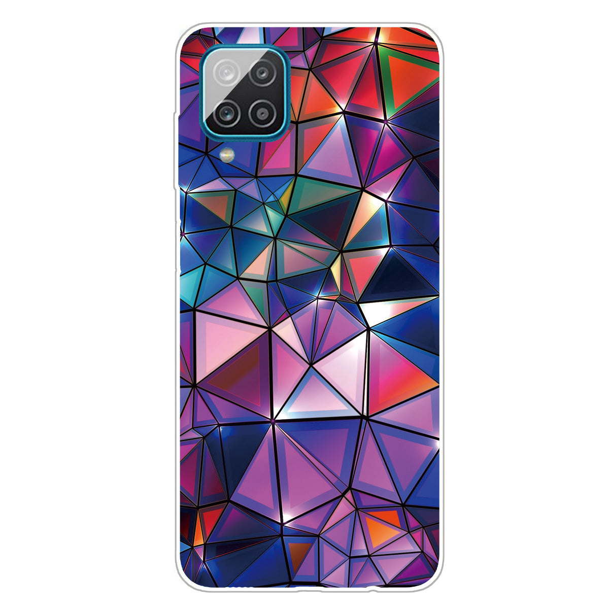 For Samsung Galaxy A12 Phone Case Pattern Printing Flexible Non-slip Protective Phone Cover