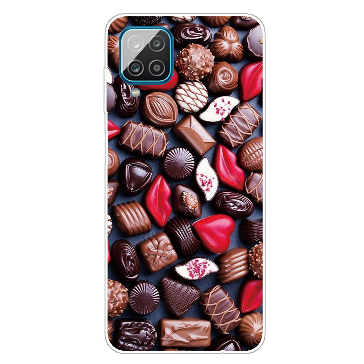 For Samsung Galaxy A12 Phone Case Pattern Printing Flexible Non-slip Protective Phone Cover