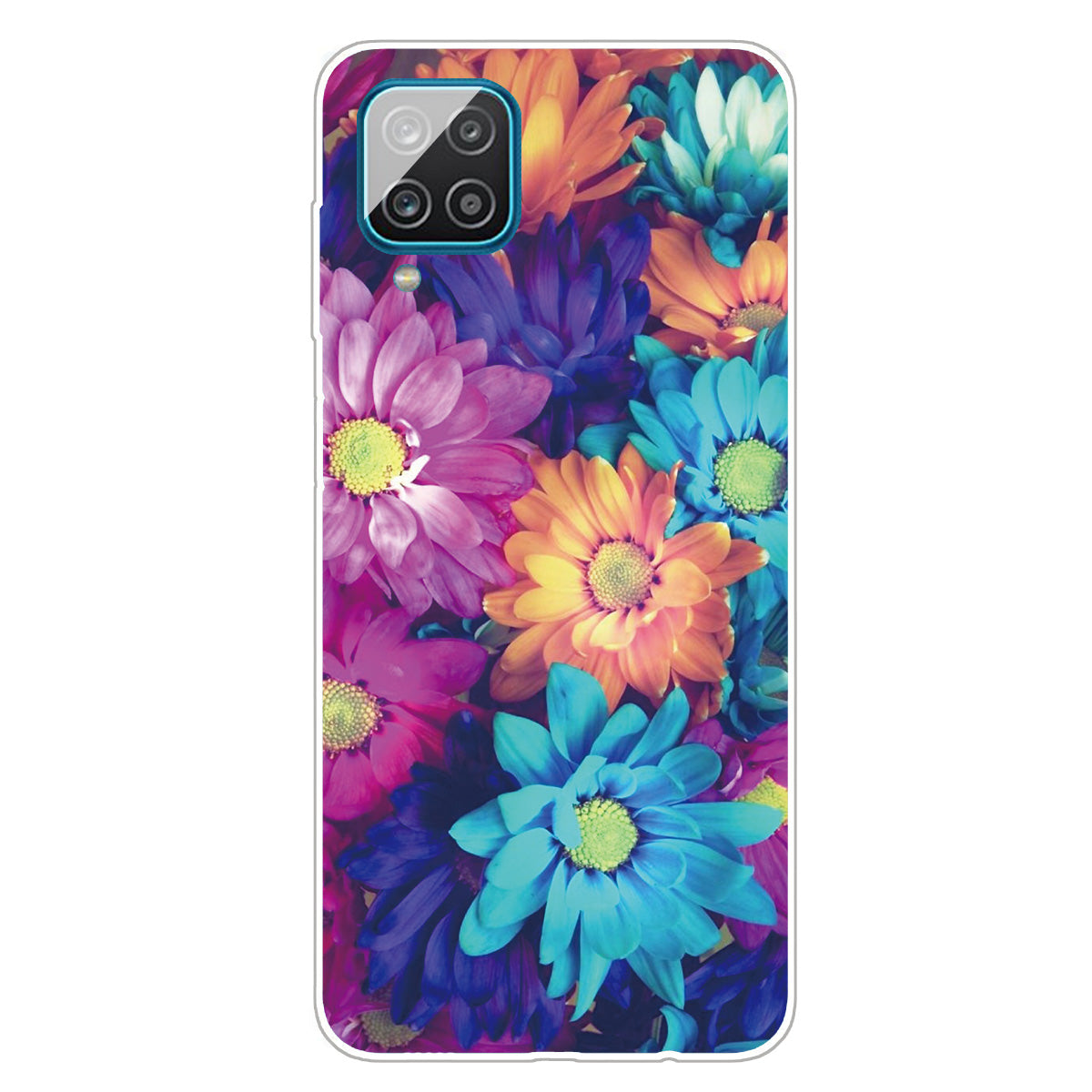 For Samsung Galaxy A12 Phone Case Pattern Printing Flexible Non-slip Protective Phone Cover